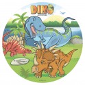 Jedlé terče 20cm - Dinosauři